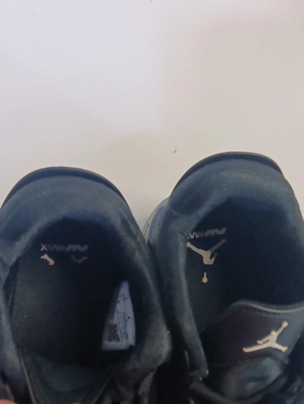 Jordan Kids Black Sneakers with White Jumpman Logo